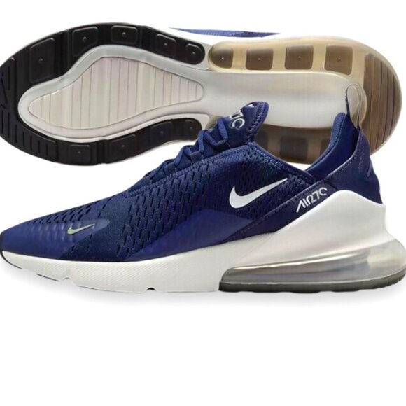 Nike Air Max 270 Midnight Navy Mens Running Shoes All Sizes AH8050 406 (NEW)